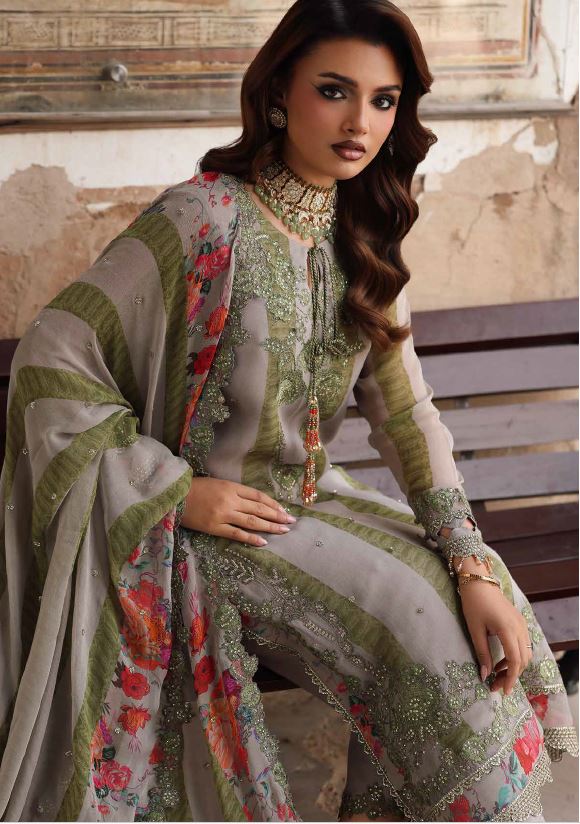 Charisma Cultural Wear - Three Pieace Traditional Chiffon