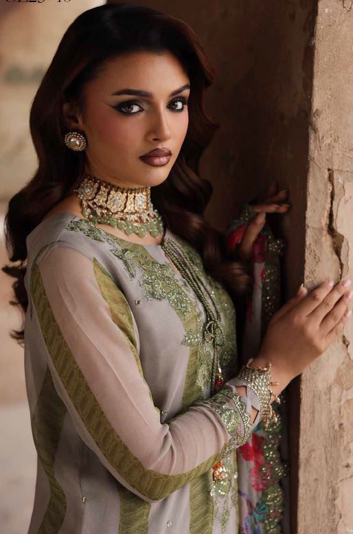 Charisma Cultural Wear - Three Pieace Traditional Chiffon