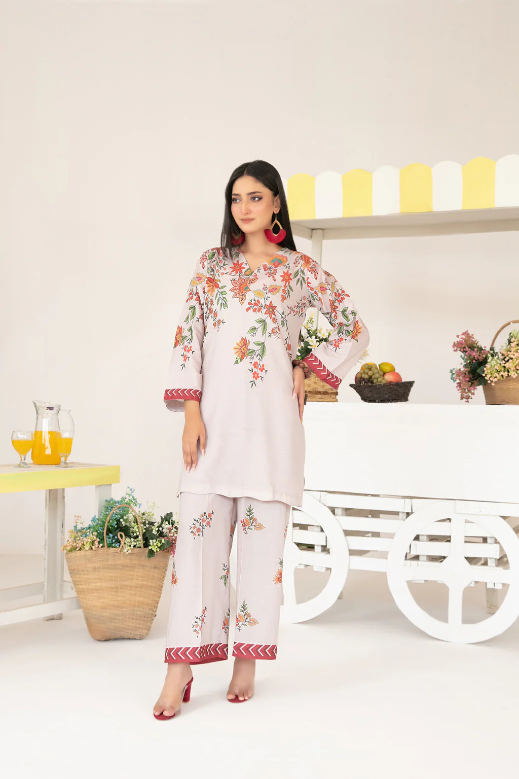 Zulale - Two Piece Digital Printed Suit