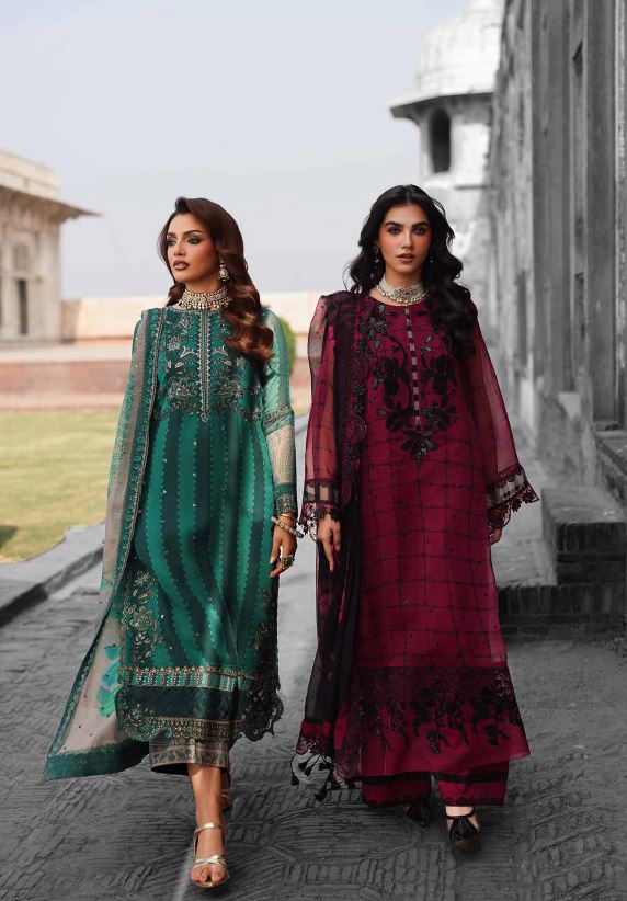 Charisma Rose - Formal Three Pieace Luxury Chiffon