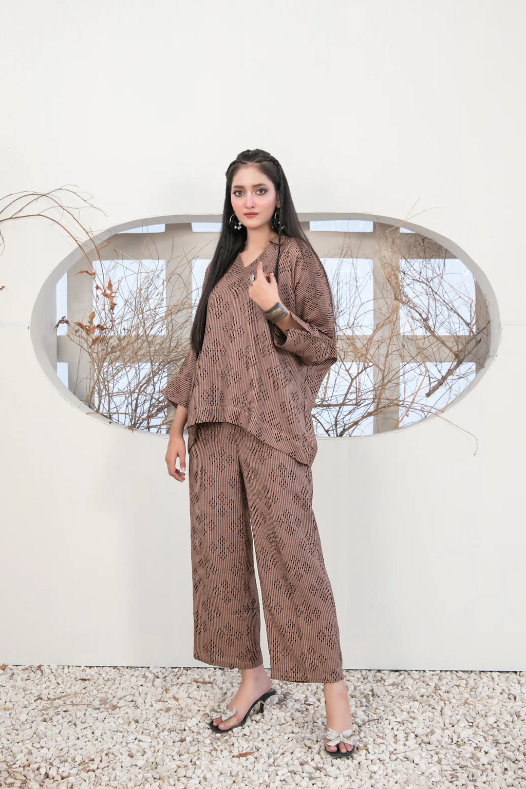Zula - two pieace waffle dress