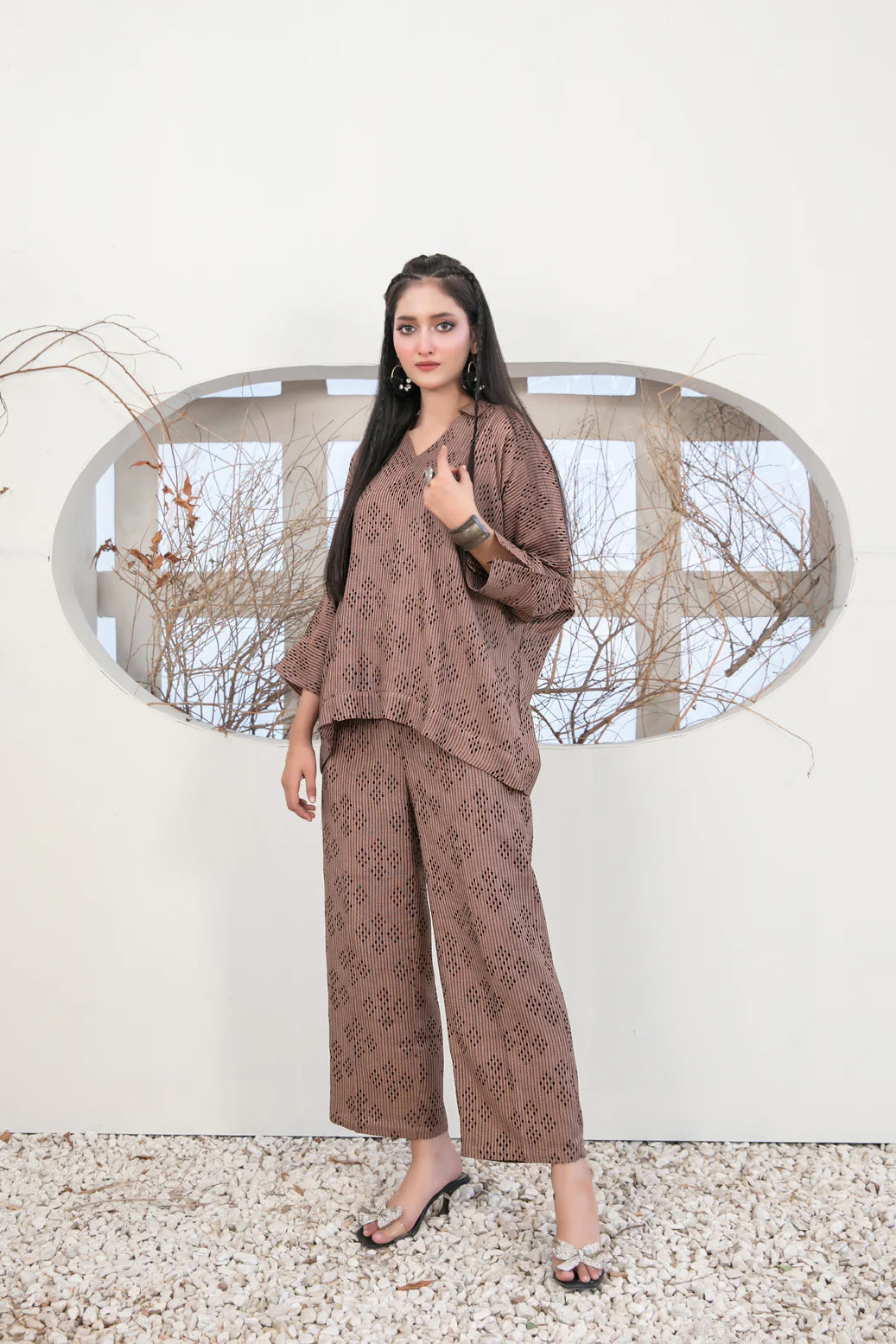 Zula - two pieace waffle dress