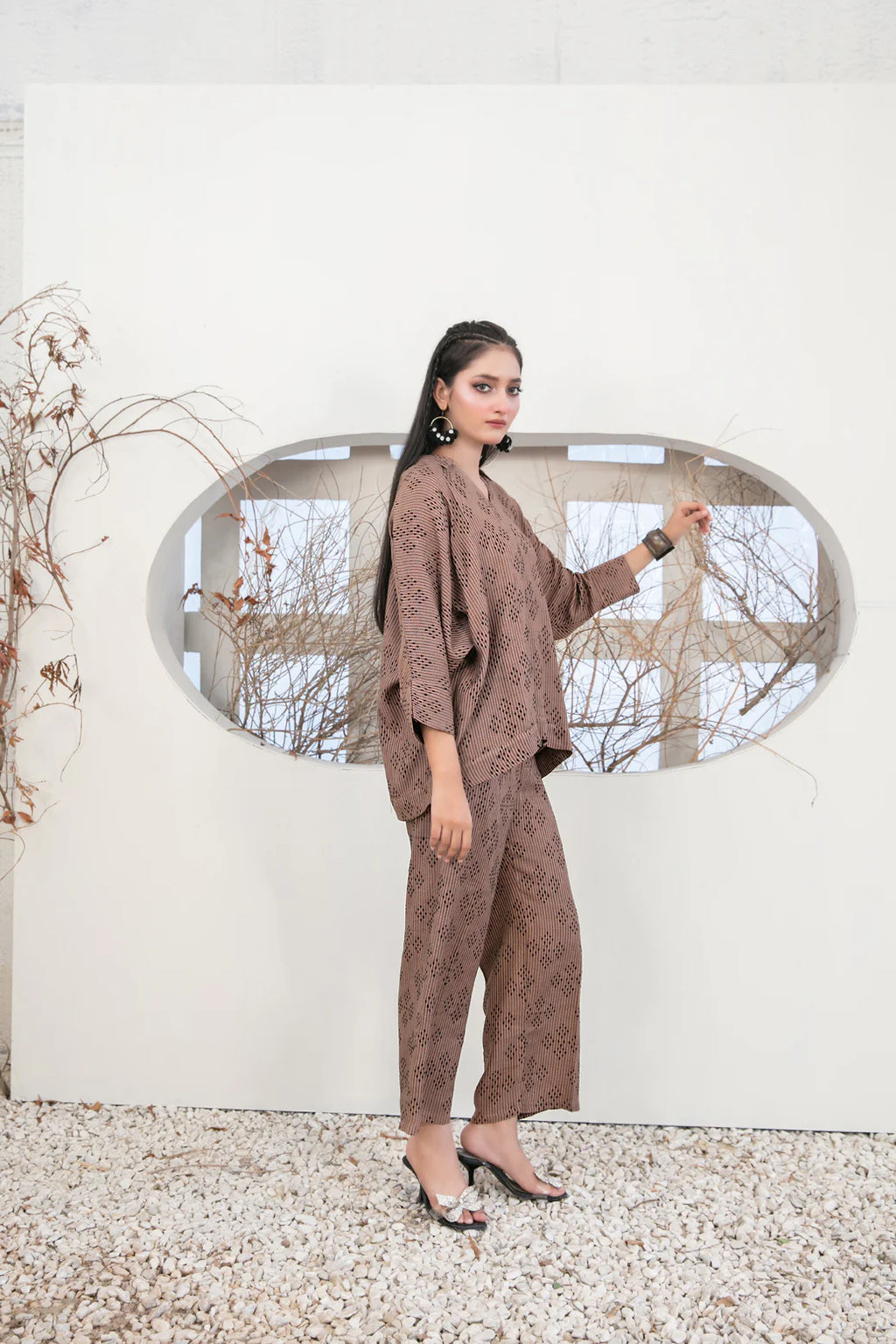 Zula - two pieace waffle dress