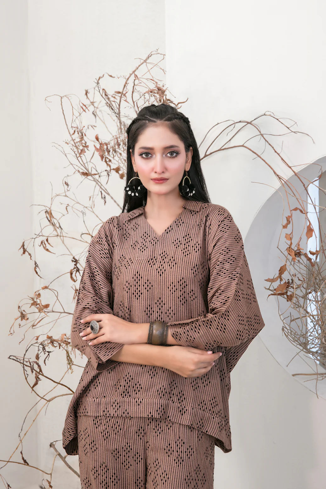 Zula - two pieace waffle dress